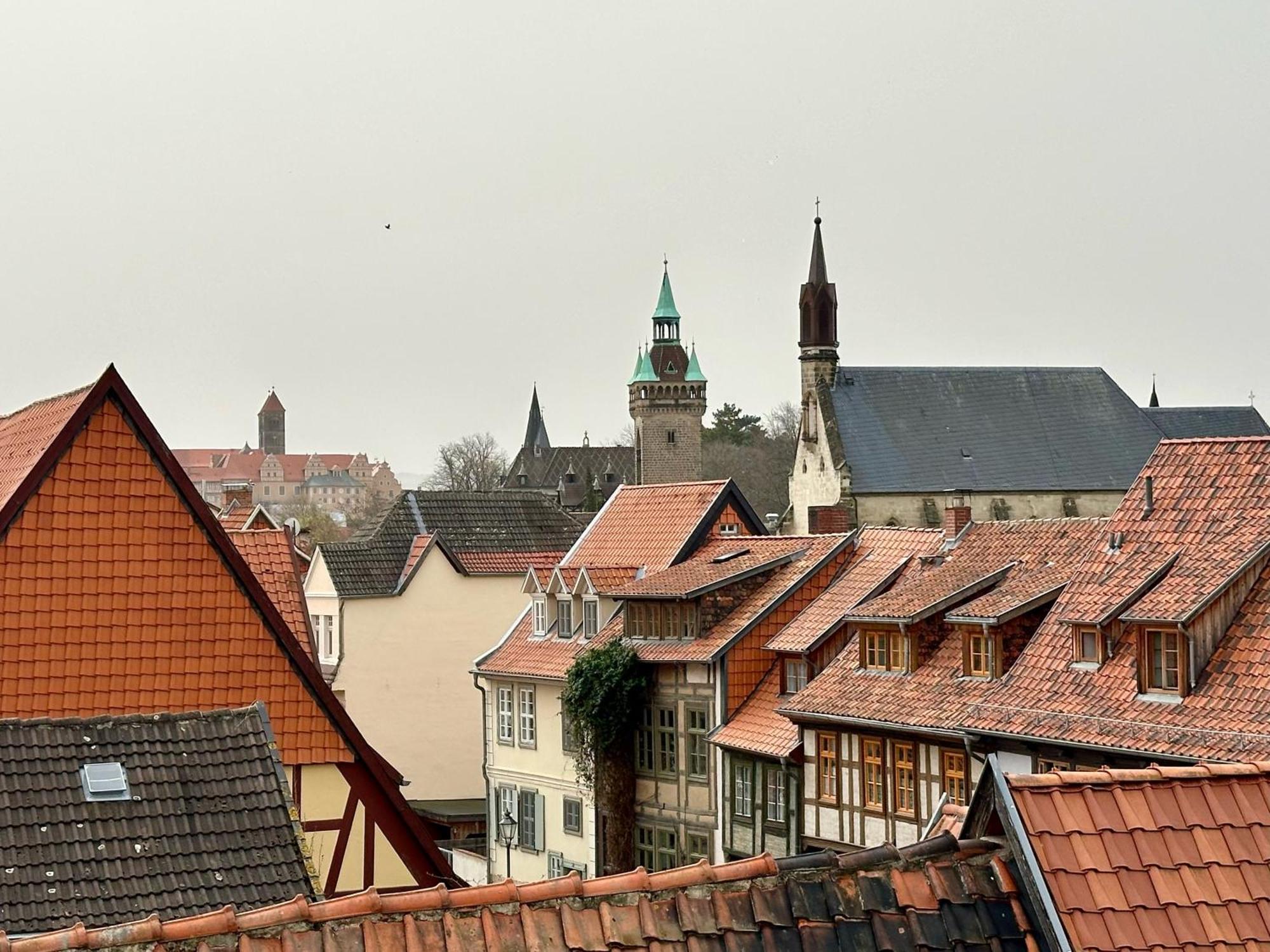 Ferienwohnung Unterm Schreckensturm Quedlinburg Exterior photo
