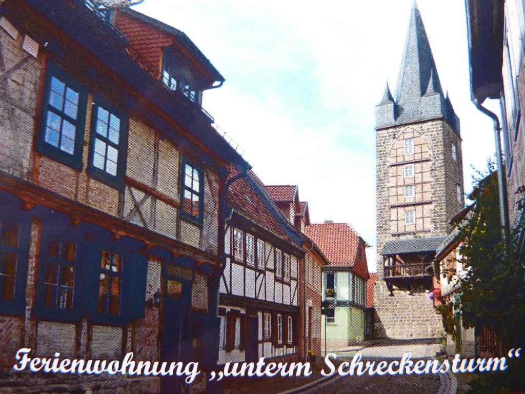 Ferienwohnung Unterm Schreckensturm Quedlinburg Exterior photo